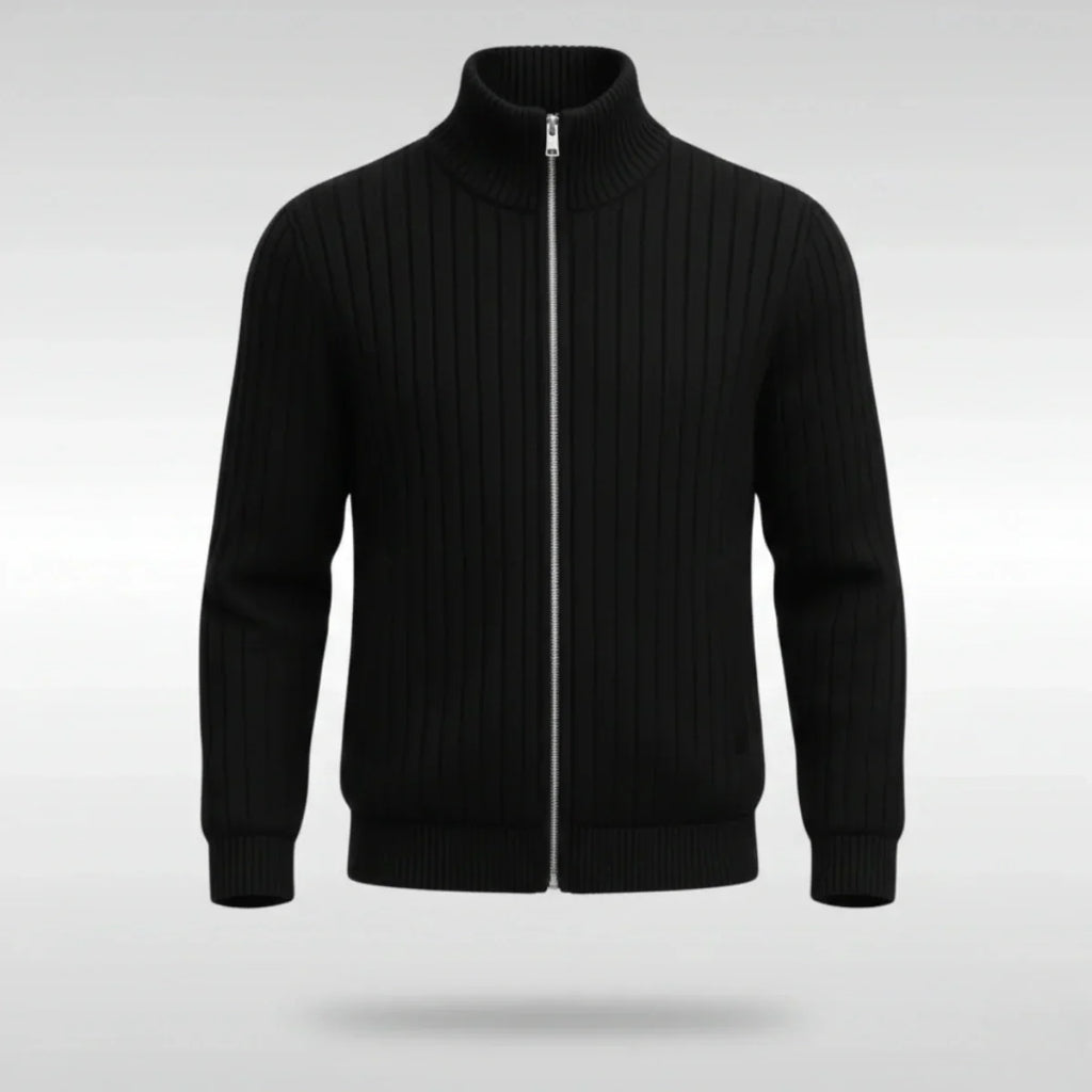 Prima Scelta | Elegante giacca classica con cerniera – RibbedWarm™