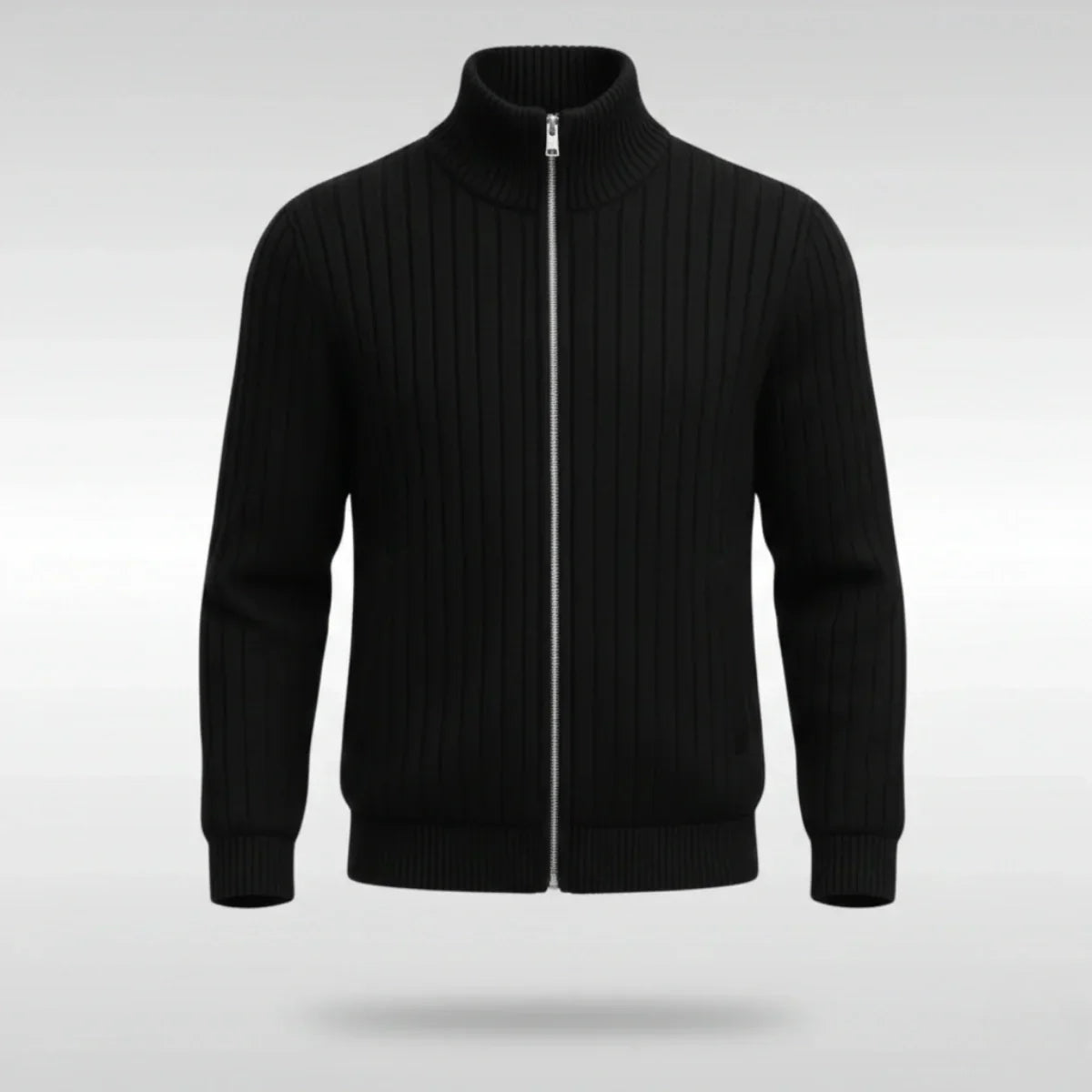 Prima Scelta | Elegante giacca classica con cerniera – RibbedWarm™