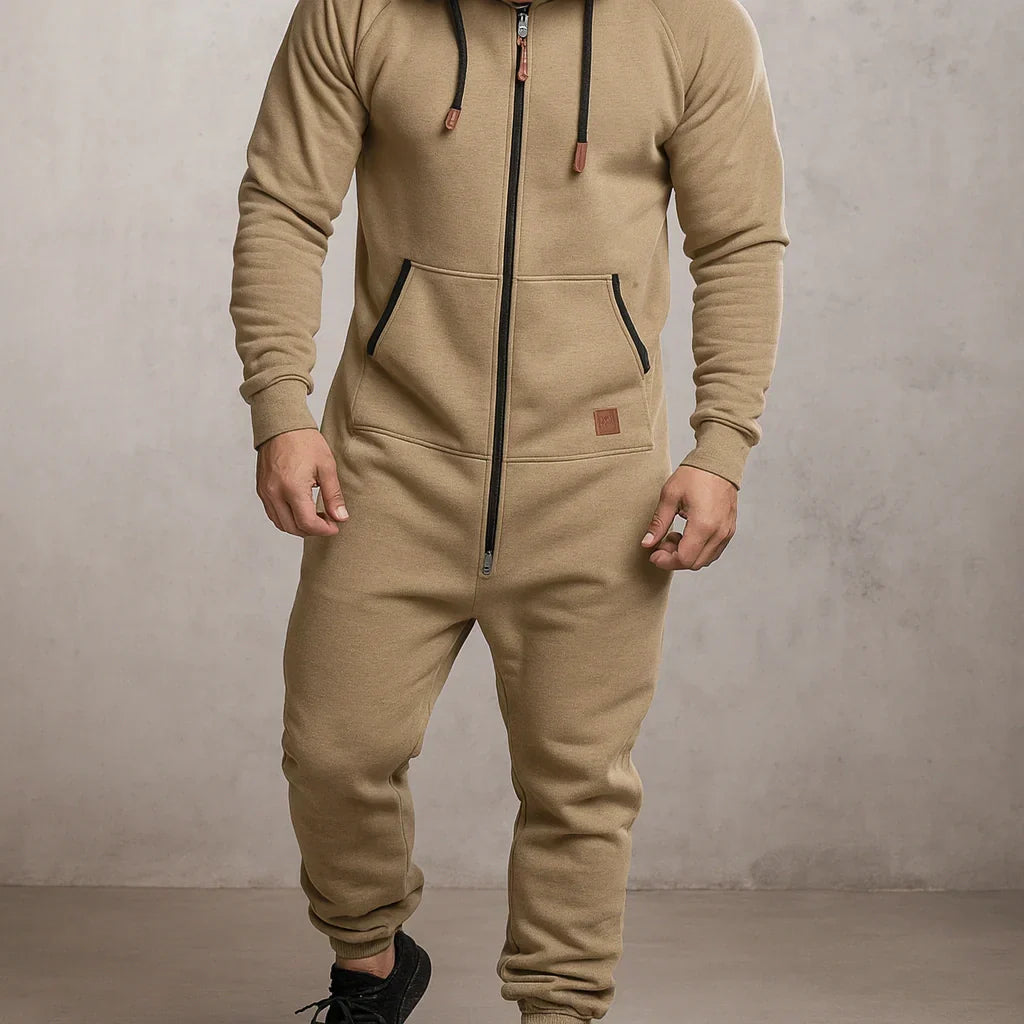 Prima Scelta | Tuta in pile con cappuccio e zip Cozy