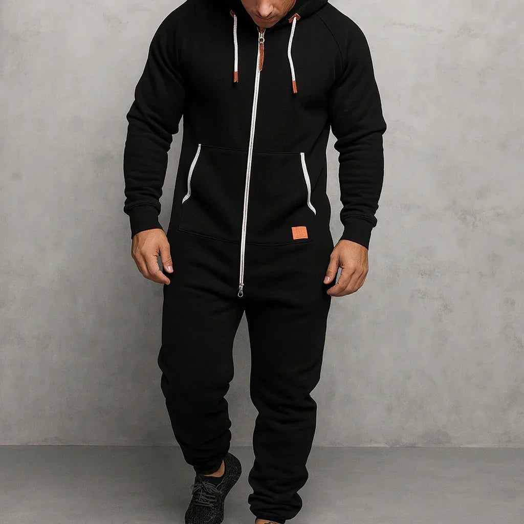 Prima Scelta | Tuta in pile con cappuccio e zip Cozy