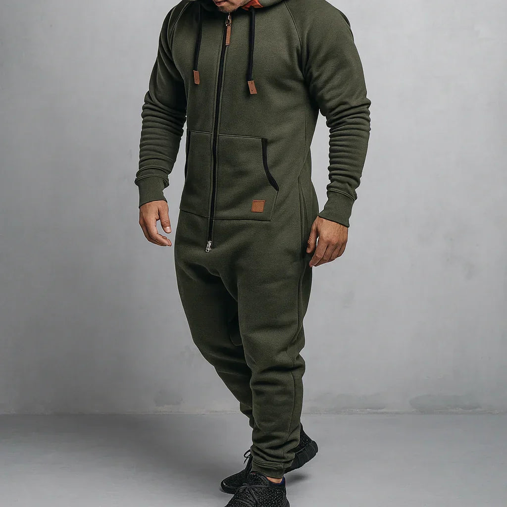 Prima Scelta | Tuta in pile con cappuccio e zip Cozy