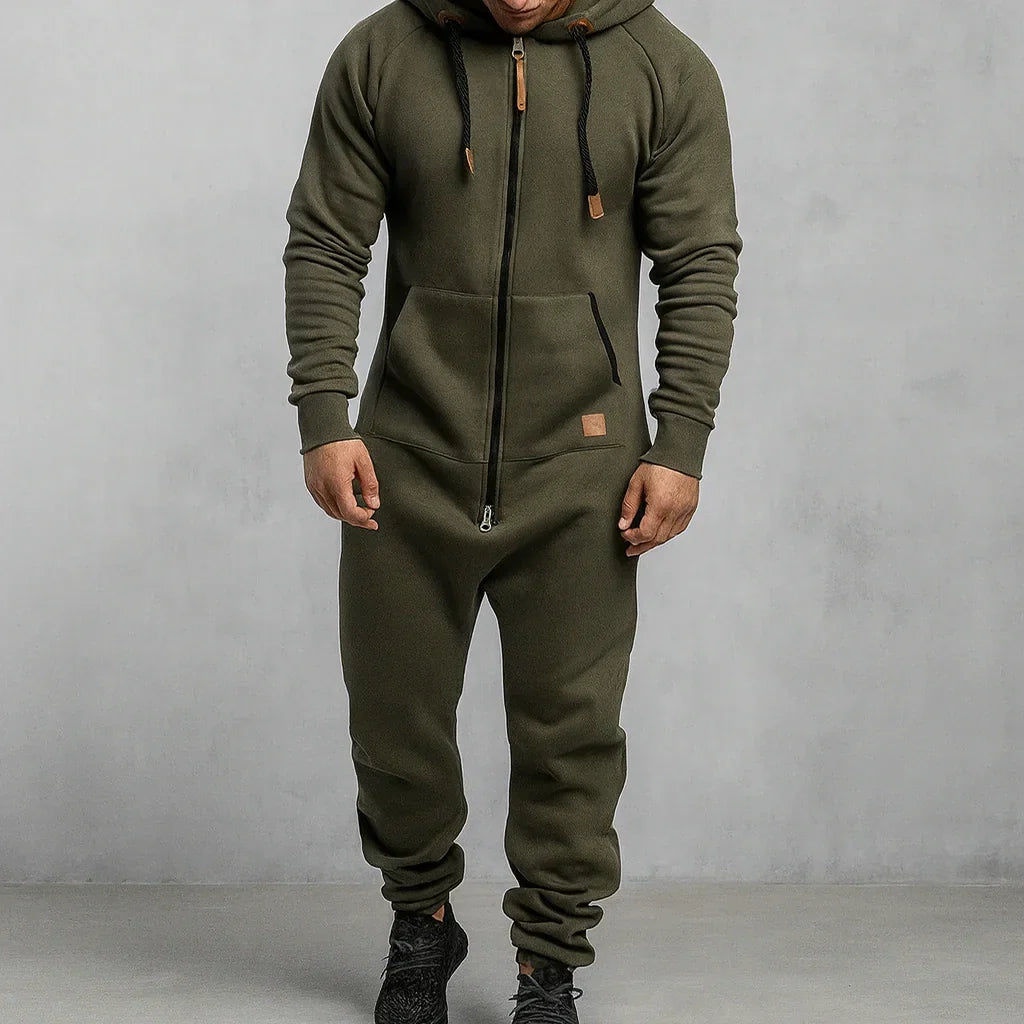 Prima Scelta | Tuta in pile con cappuccio e zip Cozy