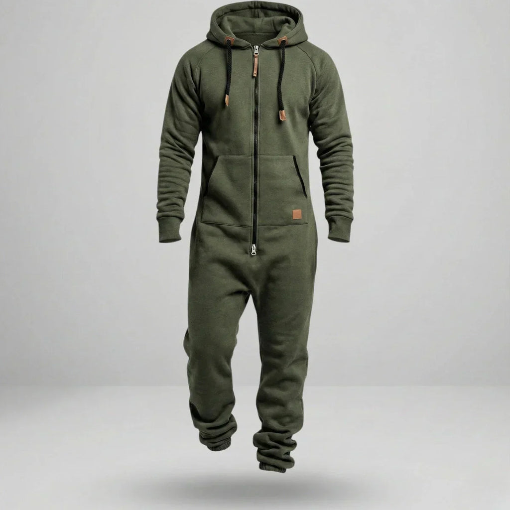 Prima Scelta | Tuta in pile con cappuccio e zip Cozy