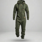 Prima Scelta | Tuta in pile con cappuccio e zip Cozy