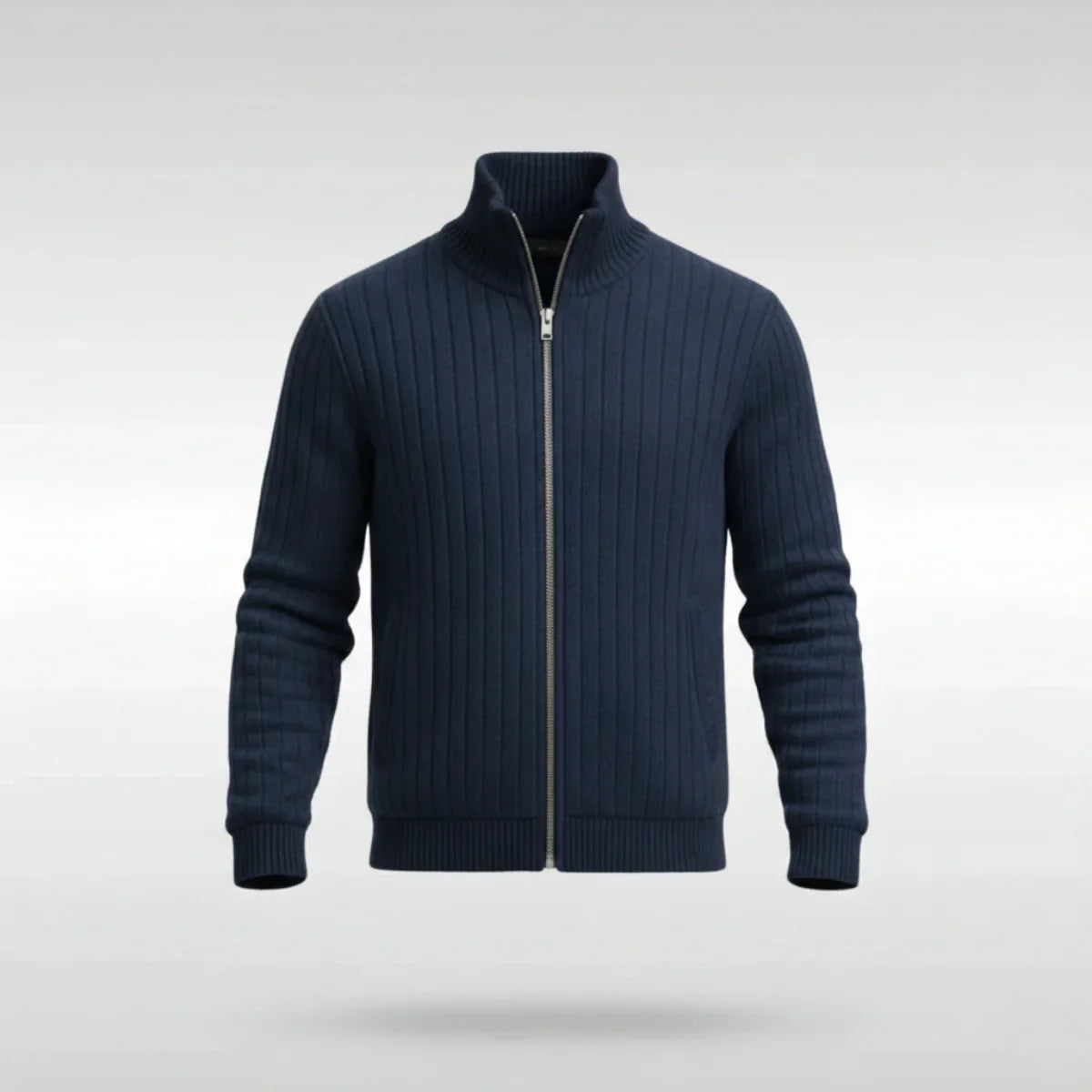 Prima Scelta | Elegante giacca classica con cerniera – RibbedWarm™