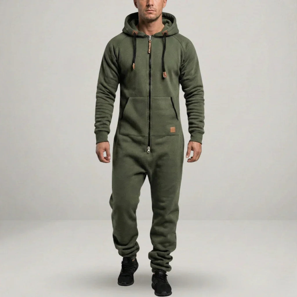 Prima Scelta | Tuta in pile con cappuccio e zip Cozy