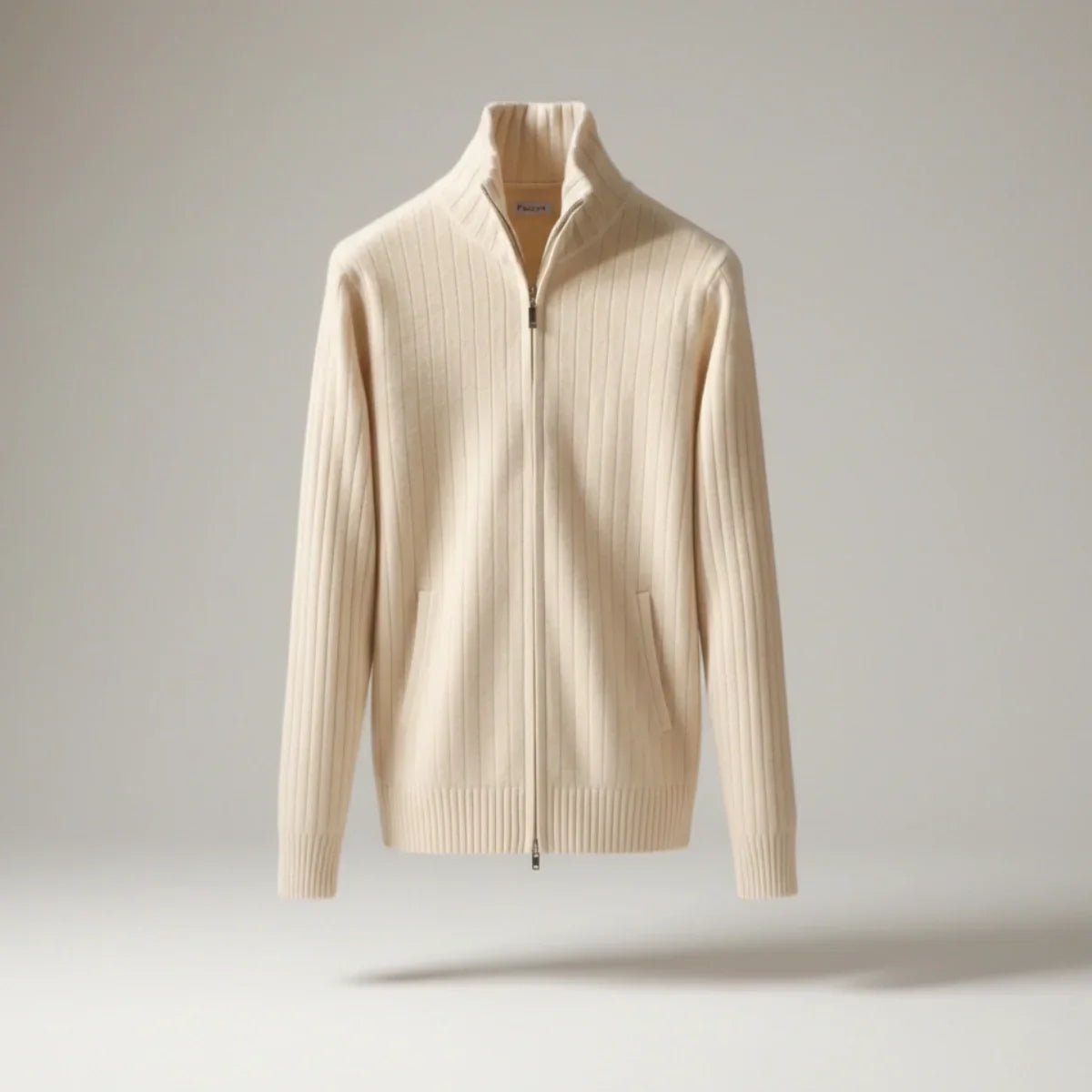 Prima Scelta | Elegante giacca classica con cerniera – RibbedWarm™