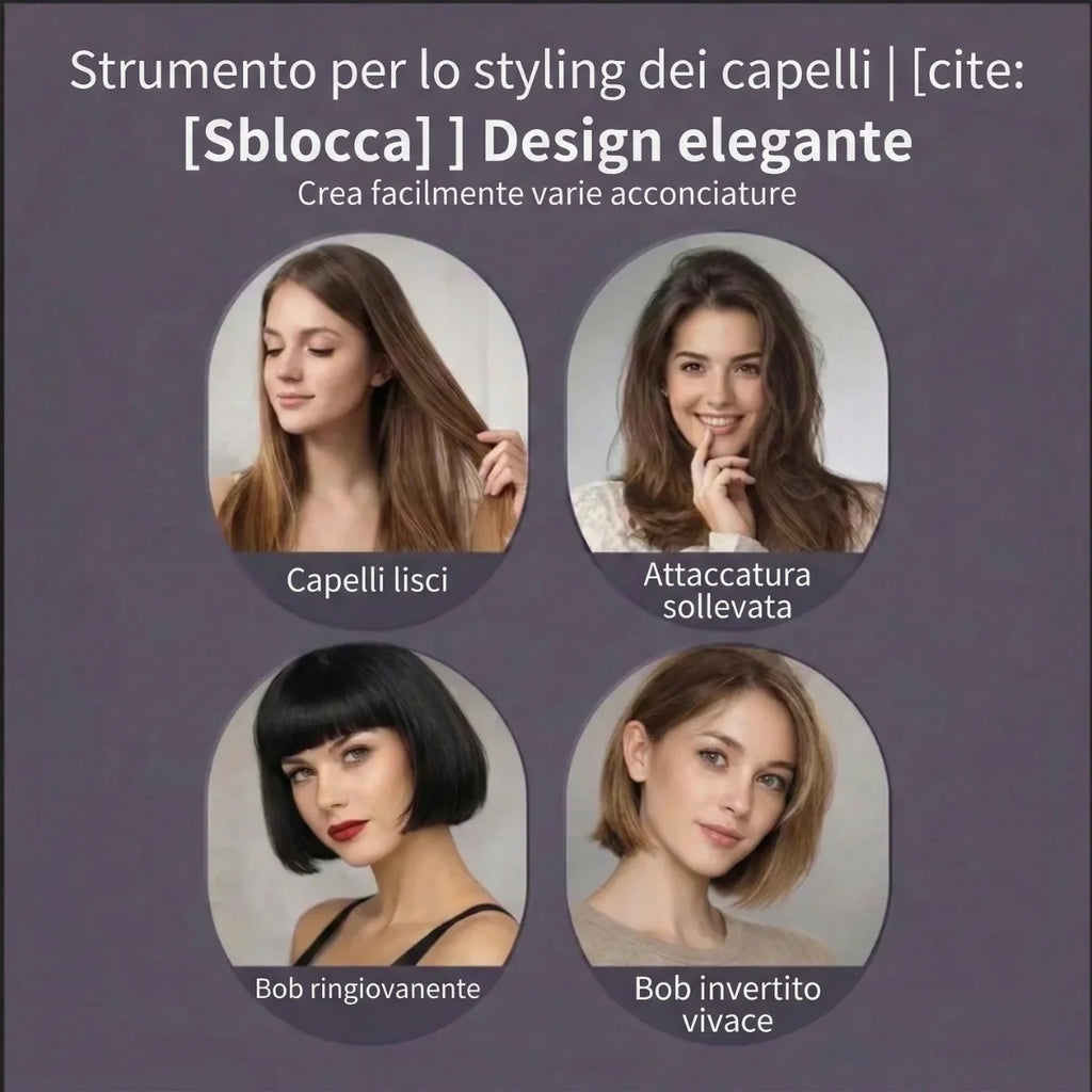 Prima Scelta | Spazzola styling per capelli corti - VolumeLift™ (DISPONIBILITA LIMITATA)