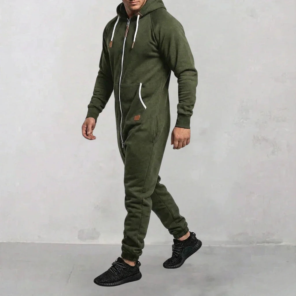 Prima Scelta | Tuta in pile con cappuccio e zip Cozy