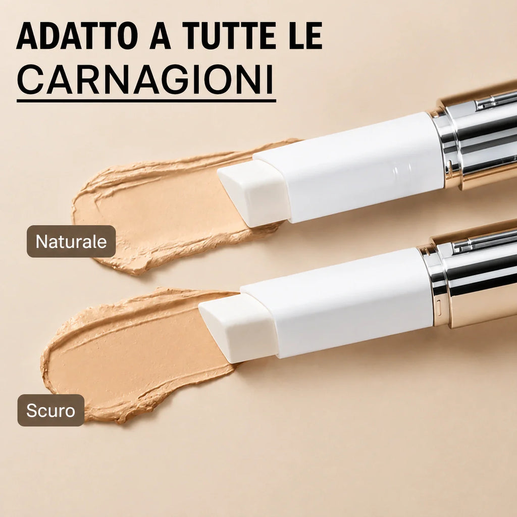 Prima Scelta | Fondotinta intelligente – Pennello integrato e pigmenti adattivi – SkinMatch™