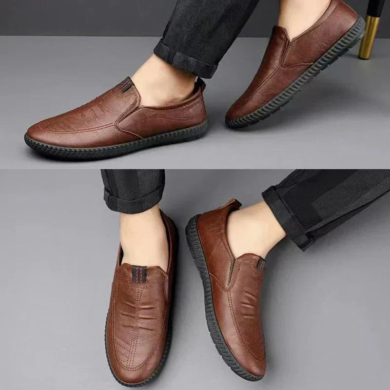 Prima Scelta | Mocassini slip-on in pelle da uomo