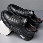 Sneaker Casual in Vera Pelle | Modello Flat Sport