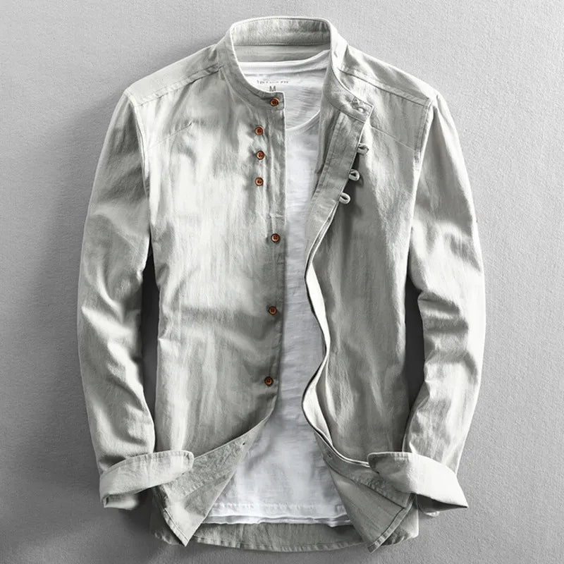 Prima Scelta | Camicia con Collo alla Coreana Osaka™