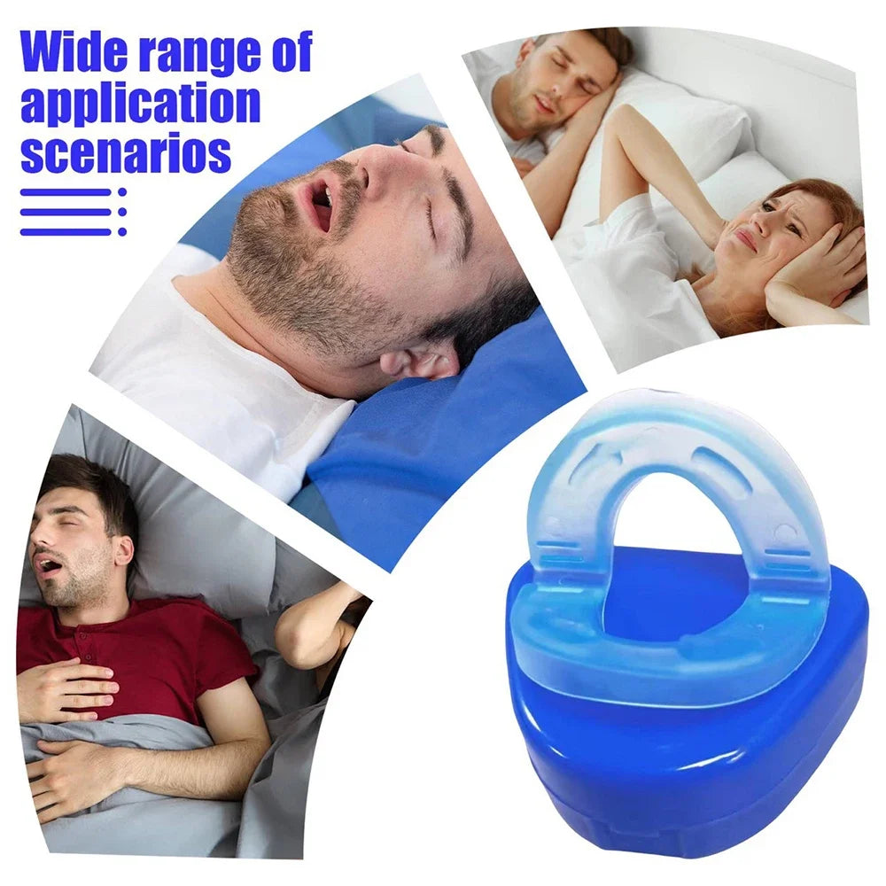 hpiece S Anti Snoring Mouthpiece Stop Snoring Device Bruxism Guard Improve Sleep Quality Comfortable Fit
