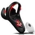 Wireless Vibrating Cock Ring Male Remote Control Penis Ring Ejaculation Delay Testicle Stimulator Adult Sex Toy for Men Couple