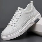 Sneaker Casual in Vera Pelle | Modello Flat Sport