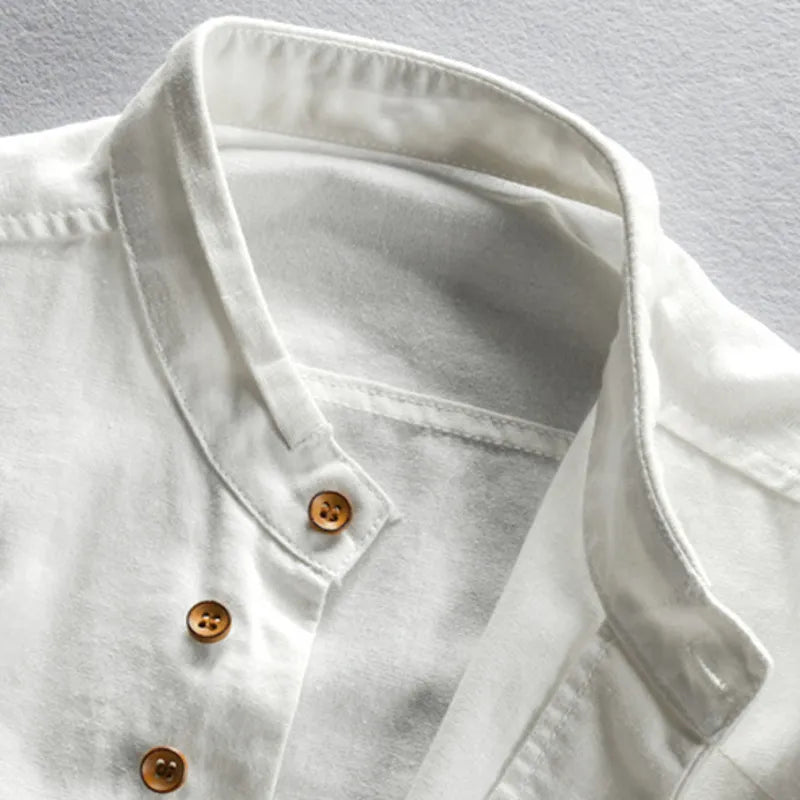 Prima Scelta | Camicia con Collo alla Coreana Osaka™