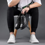 Sneaker Casual in Vera Pelle | Modello Flat Sport