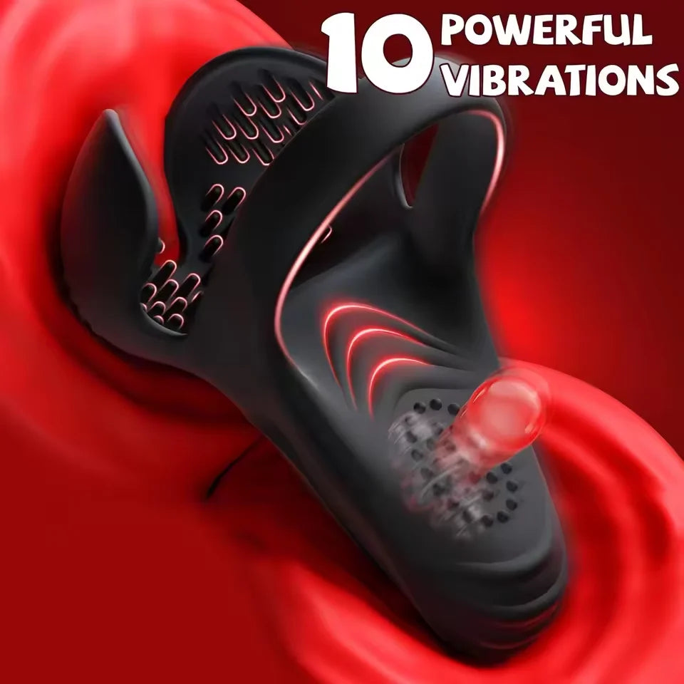 Wireless Vibrating Cock Ring Male Remote Control Penis Ring Ejaculation Delay Testicle Stimulator Adult Sex Toy for Men Couple