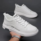 Sneaker Casual in Vera Pelle | Modello Flat Sport