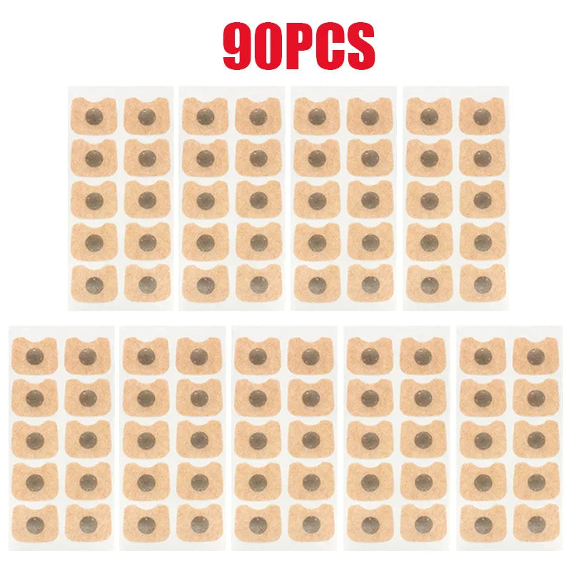30/90/180/300Pcs Nose Breathing Patches Magnetic Suction Iron Nasal Strips Increase Air Improve Sleeping Reduce Snoring Tools