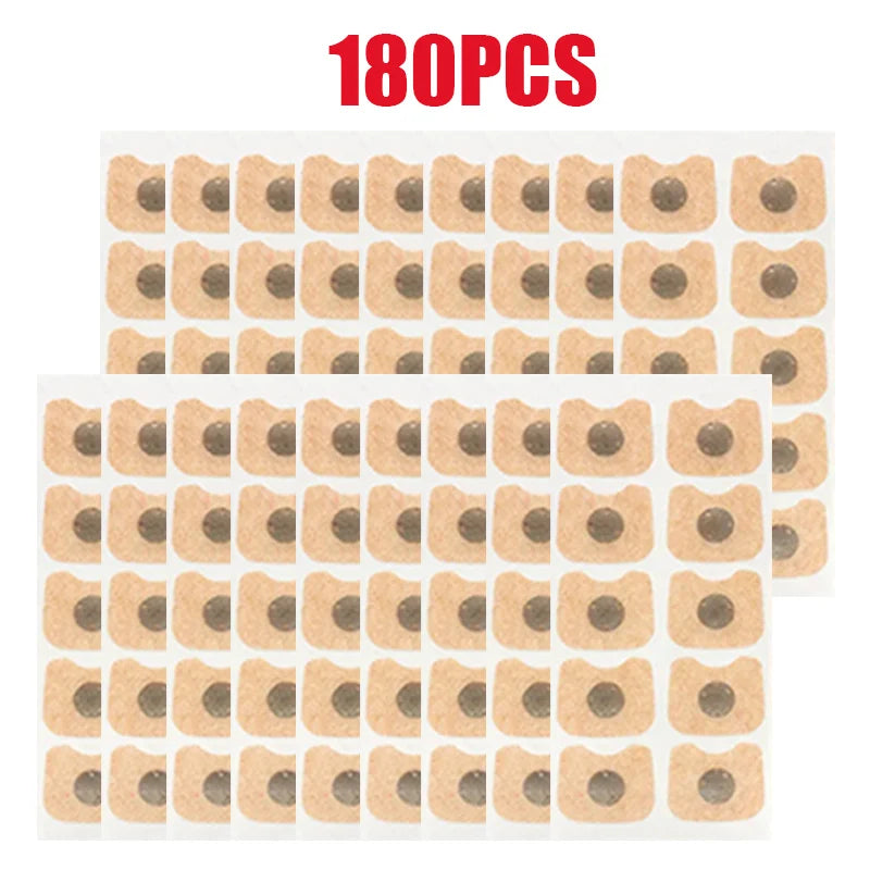 30/90/180/300Pcs Nose Breathing Patches Magnetic Suction Iron Nasal Strips Increase Air Improve Sleeping Reduce Snoring Tools